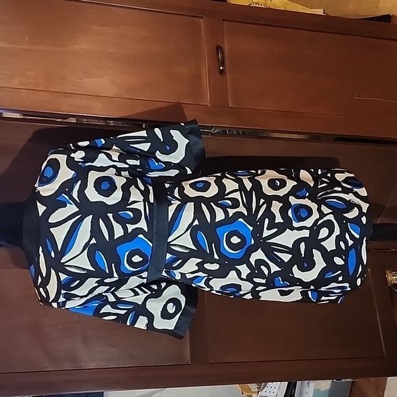 100% Silk NINE WEST DRESS Size 8 - Picture 3 of 4